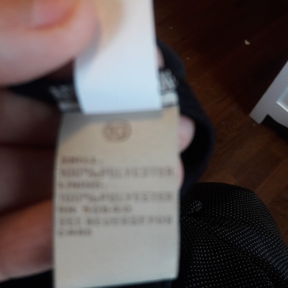 DRESS JONATHAN MARTIN DRESS BLACK WITH  WHITE DOTS - Picture 7 of 7